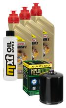 Inspectiepakket 3L 20W-50 + Oliefilter + 2x Bougie voor Harley Davidson FXDF Dyna Fat Bob FXDB Street 1585 / 1690 cc Bauwjaar 2008 - 2015