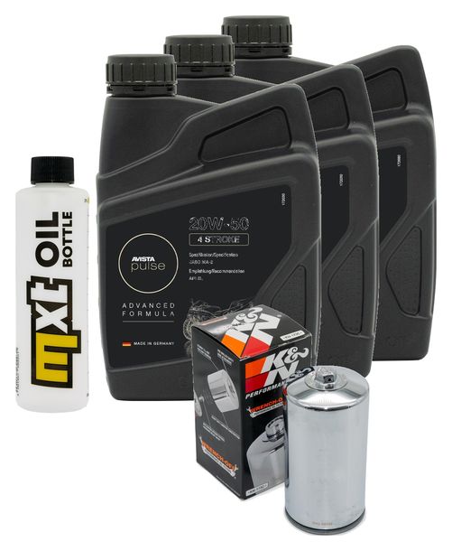 Inspektionspaket 3L 20W-50 + Ölfilter für Harley Davidson FXDB 80 Sturgis 1340 ccm Bj. 1991 - 1994