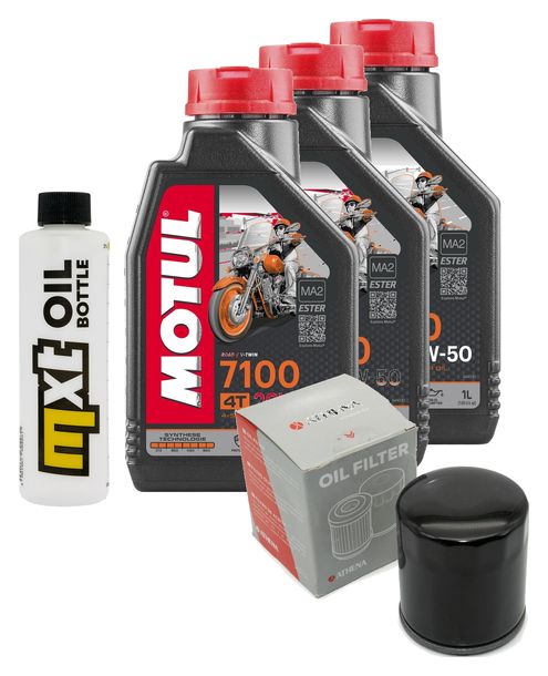 Inspektionspaket 3L 20W-50 + Ölfilter für Harley Davidson FXRT Sport Glide 1340 ccm Bj. 1987 - 1989