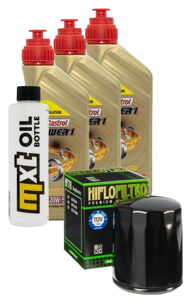 Paquete de inspección 3L 20W-50+filtro de aceite para Harley Davidson XL C R Sportster 883 / 1200 ccm Año 2002 - 2011