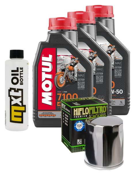 Inspektionspaket 3L 20W-50 + Ölfilter für Harley Davidson XL C R Sportster 883 / 1200 ccm Bj. 2002 - 2011
