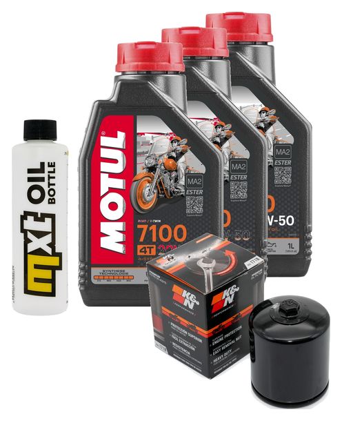 Inspektionspaket 3L 20W-50 + Ölfilter für Harley Davidson XL C R Sportster 883 / 1200 ccm Bj. 2002 - 2011