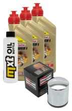 Inspectiepakket 3L 20W-50 + oliefilter + 2x bougie voor Harley Davidson XL Forty-Eight 1200 ccm bj. 2010 - 2015