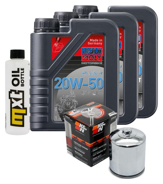 Paquete de inspección 3L 20W-50+filtro de aceite para Harley Davidson XL V Seventy-Two 1200 ccm Año 2013 - 2016