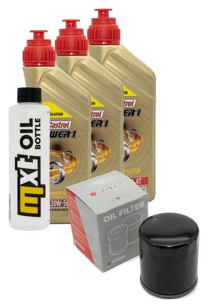 Inspektionspaket 3L 20W-50 + Ölfilter für Harley Davidson XL C R Sportster XLH 883 / 1200 ccm Bj. 1987 - 1997