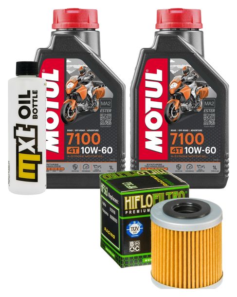Inspektionspaket 2L 10W-60 + Ölfilter für Aprilia SXV RXV 450 / 550 ccm Bj. 2006