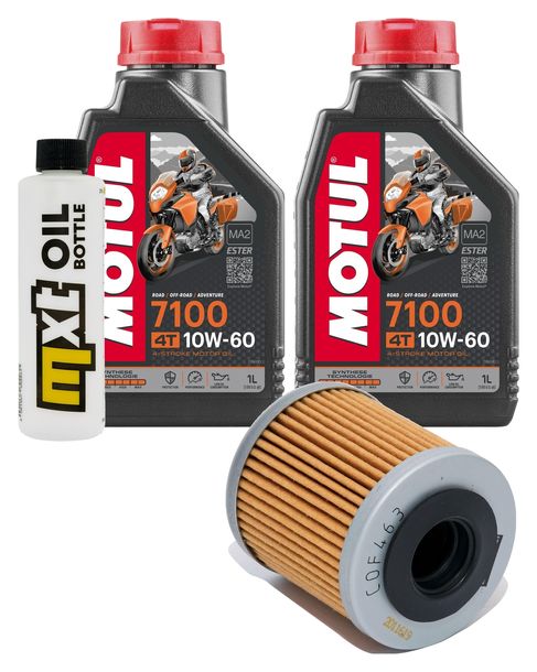 Inspektionspaket 2L 10W-60 + Ölfilter für Aprilia SXV RXV 450 / 550 ccm Bj. 2006