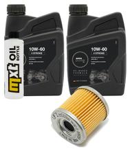 Pacchetto di ispezione 2L 10W-60 + filtro olio per Aprilia SXV RXV 450 / 550 ccm Anno 2006