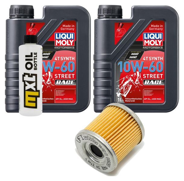Pacchetto di ispezione 2L 10W-60 + filtro olio per Aprilia RXV 550 ccm Anno 2006