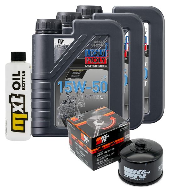 Pacchetto di ispezione 3L 15W-50+filtro olio per BMW F GS Twin 650 ccm Anno 2008