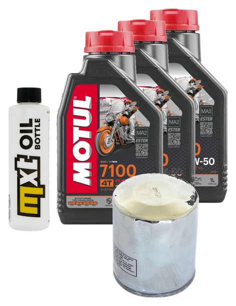 Inspektionspaket 3L 20W-50 + Ölfilter für Buell M2 Cyclone S1 Lightning 1200 ccm Bj. 1997