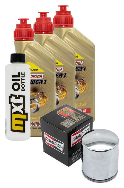 Inspektionspaket 3L 20W-50 + Ölfilter für Buell M2 Cyclone S1 Lightning 1200 ccm Bj. 1997