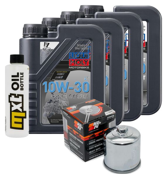 4L 10W-30 Inspection Package+ oil filter for Honda X-ADV NC X S 700 - 1800 ccm Year 2012 - 2021