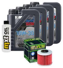Paquete de inspección 4L 10W-30+filtro de aceite para Honda VFR X Crossrunner X-ADV NC S 750 / 800 ccm Año 2013 - 2019