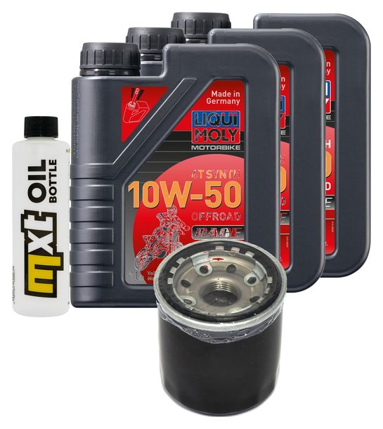 Inspektionspaket 3L 10W-50 + Ölfilter für Honda NTV Revere 650 ccm Bj. 1988 - 1992