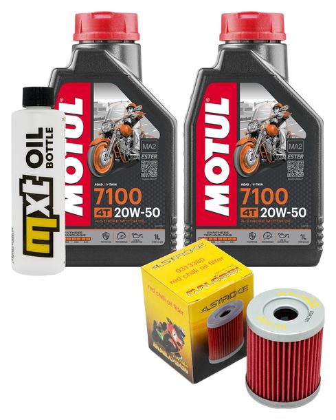 Inspektionspaket 2L 20W-50 + Ölfilter + 1x Zündkerze für Suzuki AN Burgman 400 ccm Bj. 2006