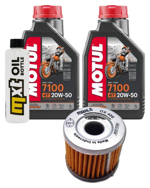 Inspektionspaket 2L 20W-50 + Ölfilter + 1x Zündkerze für Suzuki AN Burgman 400 ccm Bj. 2006