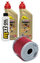 Kit d'inspection 2L 20W-50 + filtre à huile + 1x bougie pour Suzuki AN Burgman 400 ccm Année 2006