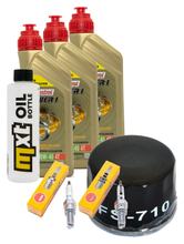 Pacchetto di ispezione 3L 10W-40 + filtro olio + 2x candela per Yamaha XP T-Max 530 ccm