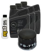 Pacchetto di ispezione 3L 10W-40 + filtro olio + 2x candela per Yamaha XP T-Max 530 ccm