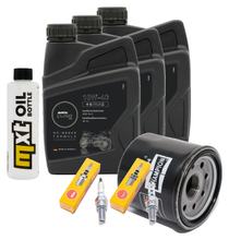 Inspektionspaket 3L 10W-40 + Ölfilter + 2x Zündkerze für Yamaha XP T-Max 530 ccm
