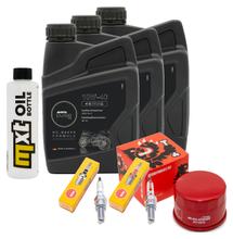 Inspektionspaket 3L 10W-40 + Ölfilter + 2x Zündkerze für Yamaha XP T-Max 530 ccm