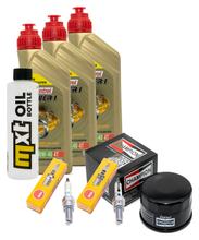 Inspektionspaket 3L 10W-40 + Ölfilter + 2x Zündkerze für Yamaha XP T-Max 530 ccm