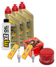 Paquete de inspección 3L 10W-40 + filtro de aceite + 2 bujías para Yamaha XP T-Max 530 ccm