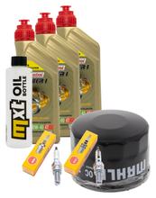 Inspectiepakket 3L 10W-40 + Oliefilter + 2x Bougie voor Yamaha XP T-Max 530 ccm