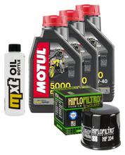 Paquete de inspección 3L 10W-40 + filtro de aceite + 2 bujías para Yamaha XP T-Max 530 ccm