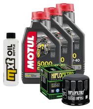 Paquete de inspección 3L 10W-40 + filtro de aceite + 2 bujías para Yamaha XP T-Max 530 ccm