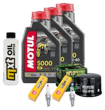 Paquete de inspección 3L 10W-40 + filtro de aceite + 2 bujías para Yamaha XP T-Max 530 ccm