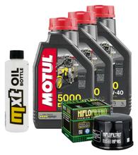 Paquete de inspección 3L 10W-40 + filtro de aceite + 2 bujías para Yamaha XP T-Max 530 ccm