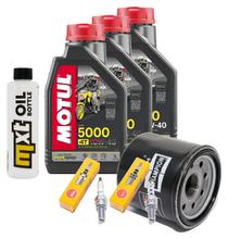 Paquete de inspección 3L 10W-40 + filtro de aceite + 2 bujías para Yamaha XP T-Max 530 ccm