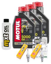 Inspektionspaket 3L 10W-40 + Ölfilter + 2x Zündkerze für Yamaha XP T-Max 530 ccm