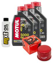 Paquete de inspección 3L 10W-40 + filtro de aceite + 2 bujías para Yamaha XP T-Max 530 ccm