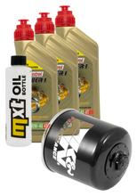 Pacchetto di ispezione 3L 10W-40 + filtro olio + 2x candela per Yamaha XP T-Max 530 ccm