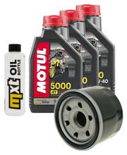 Paquete de inspección 3L 10W-40 + filtro de aceite + 2 bujías para Yamaha XP T-Max 530 ccm