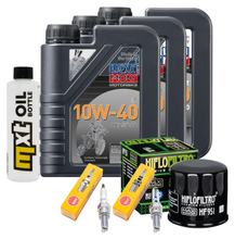 Inspektionspaket 3L 10W-40 + Ölfilter + 2x Zündkerze für Yamaha XP T-Max 530 ccm