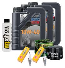 Paquete de inspección 3L 10W-40 + filtro de aceite + 2 bujías para Yamaha XP T-Max 530 ccm