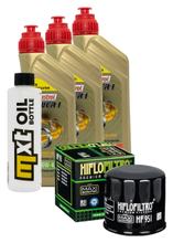 Pacchetto di ispezione 3L 10W-40 + filtro olio + 2x candela per Yamaha XP T-Max 530 ccm