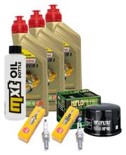 Paquete de inspección 3L 10W-40 + filtro de aceite + 2 bujías para Yamaha XP T-Max 530 ccm