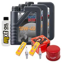 Inspektionspaket 3L 10W-40 + Ölfilter + 2x Zündkerze für Yamaha XP T-Max 530 ccm