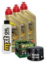 Pacchetto di ispezione 3L 10W-40 + filtro olio + 2x candela per Yamaha XP T-Max 530 ccm