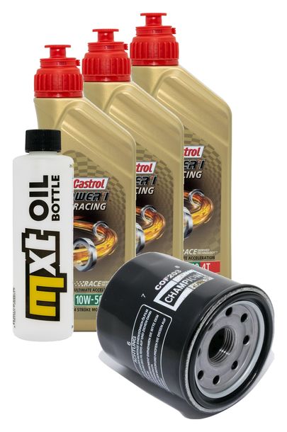Inspektionspaket 3L 10W-50 + Ölfilter für Honda NTV Revere 650 ccm Bj. 1998