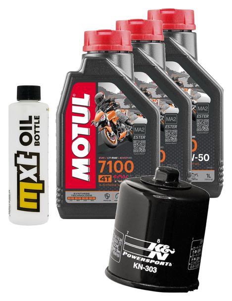 Pacchetto di ispezione 3L 10W-50+filtro olio per Honda NTV Revere, Yamaha XJ S Diversion 600 / 650 ccm Anno 1988 - 1999