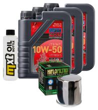 Inspektionspaket 3L 10W-50 + Ölfilter für Honda NTV Revere, Yamaha XJ S Diversion 600 / 650 ccm Bj. 1988 - 1999