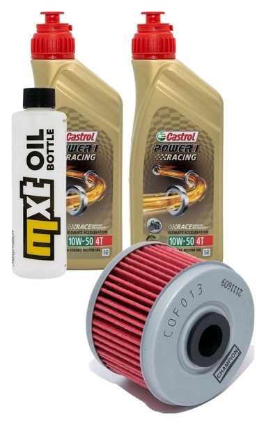 Inspektionspaket 2L 10W-50 + Ölfilter für Honda NX Dominator 650 ccm Bj. 2001 - 2002