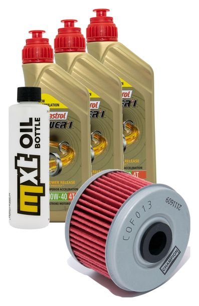 Inspektionspaket 3L 10W-40 + Ölfilter für Honda SLR 650 ccm Bj. 1999