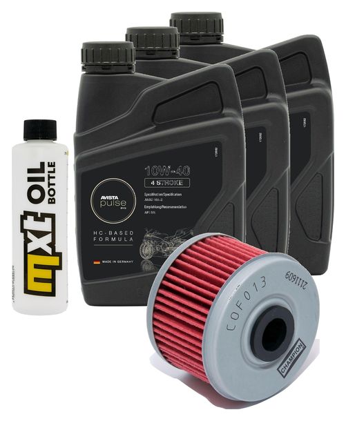Inspektionspaket 3L 10W-40 + Ölfilter für Honda SLR 650 ccm Bj. 1999